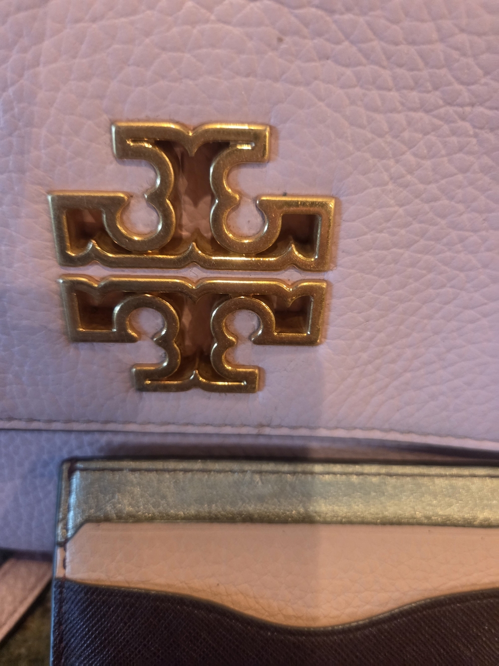 Tory Burch Pink Leather Chain Shoulder Bag with Card Case - Picture 3 of 11